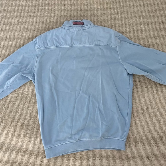 Men’s S, Vineyard Vines baby blue quarter zip - Picture 2 of 3